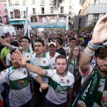 ​Tres mil aficionados se concentraron en Elche para protestar por el descenso el pasado junio