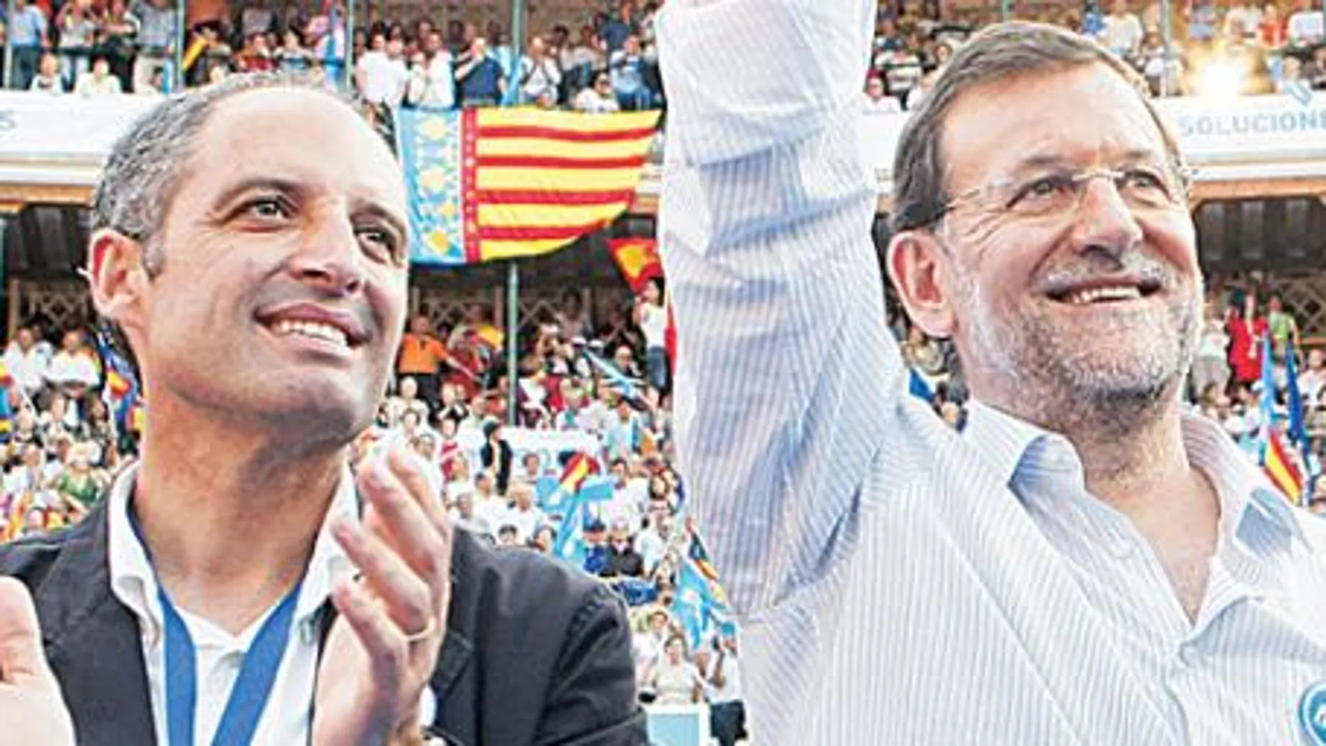 Rajoy presume de unidad en el PP