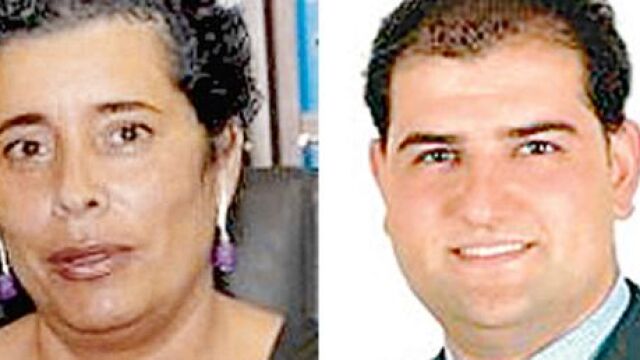 Josefa Milán, concejala deTelde, y Gregorio González, alcalde de San Mateo (Gran Canaria)