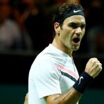 Roger Federer durante el partido contra el holandés Robin Haase. REUTERS/Michael Kooren