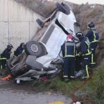 El accidente de Lorca tuvo lugar a las 7:19 horas de la mañana de ayer, en el kilómetro 12 de la autovía RM-11