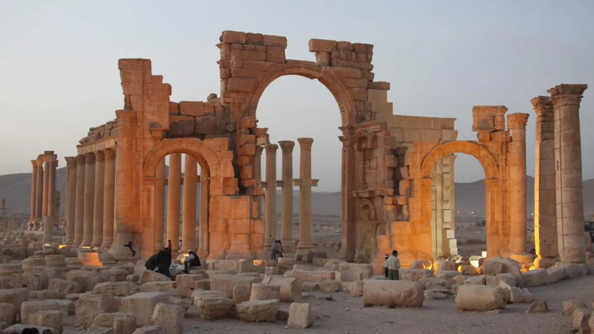 La antigua ciudad de Palmira, una de las joyas arqueológicas de Oriente Medio