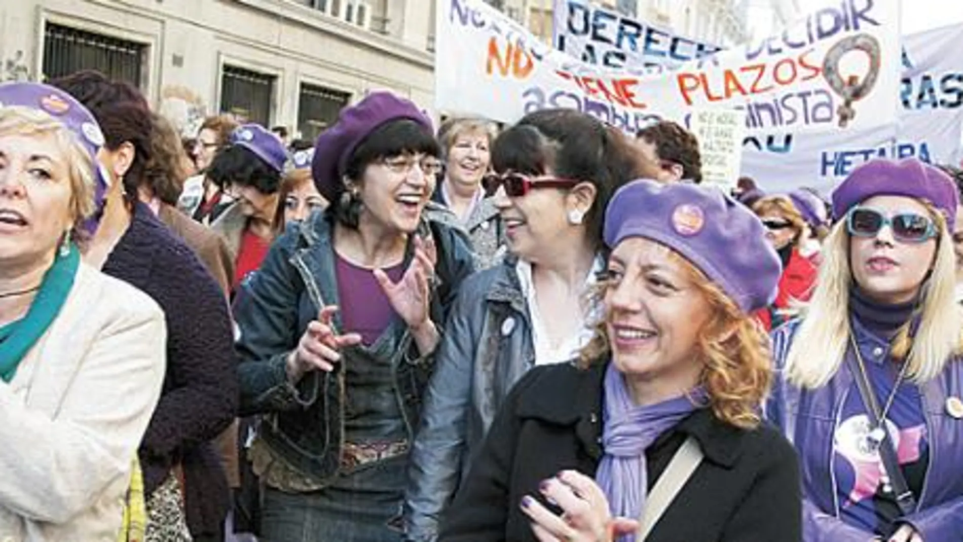 El Día de la Mujer escaparate para la nueva ley del aborto