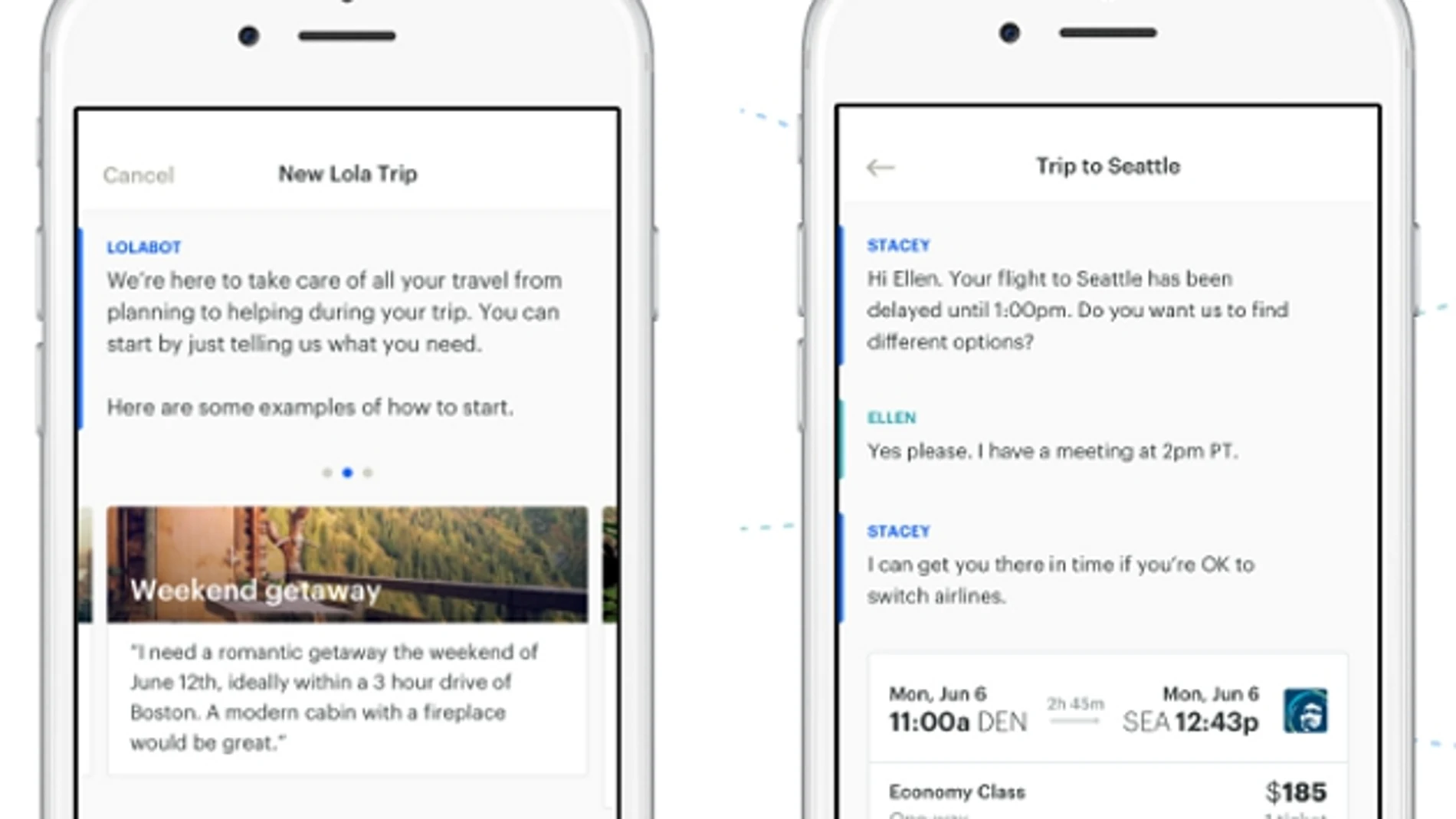Lola, una app de viajes con nombre de mujer pero tecnología de chatbot