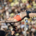 La española Ruth Beitia es la única del concurso de altura que ha saltado alguna vez por encima de los dos metros