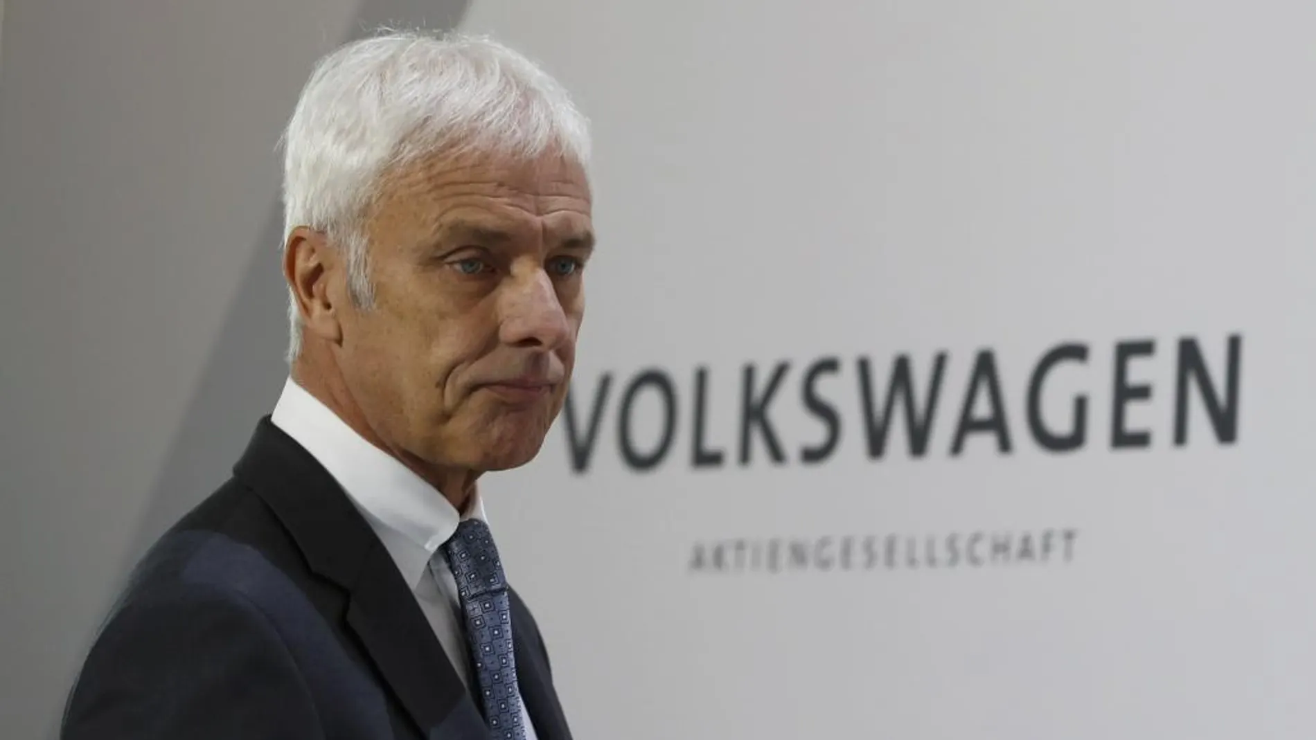 El presidente del grupo Volkswagen, Matthias Müller, presentó el balance de 2015.