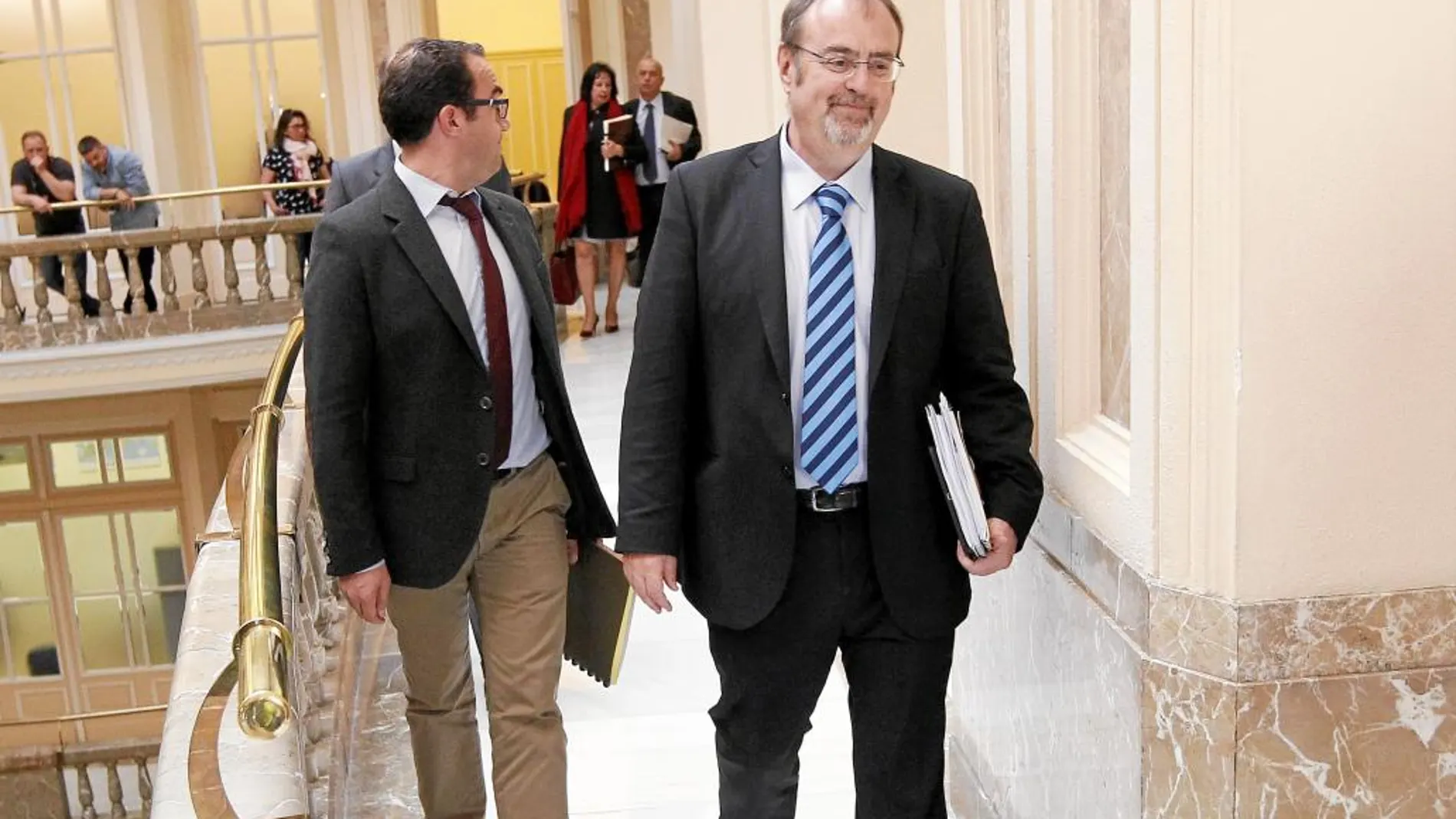 El consejero de Educación, Fernando Rey, antes de participar, en Madrid, en la Conferencia Sectorial