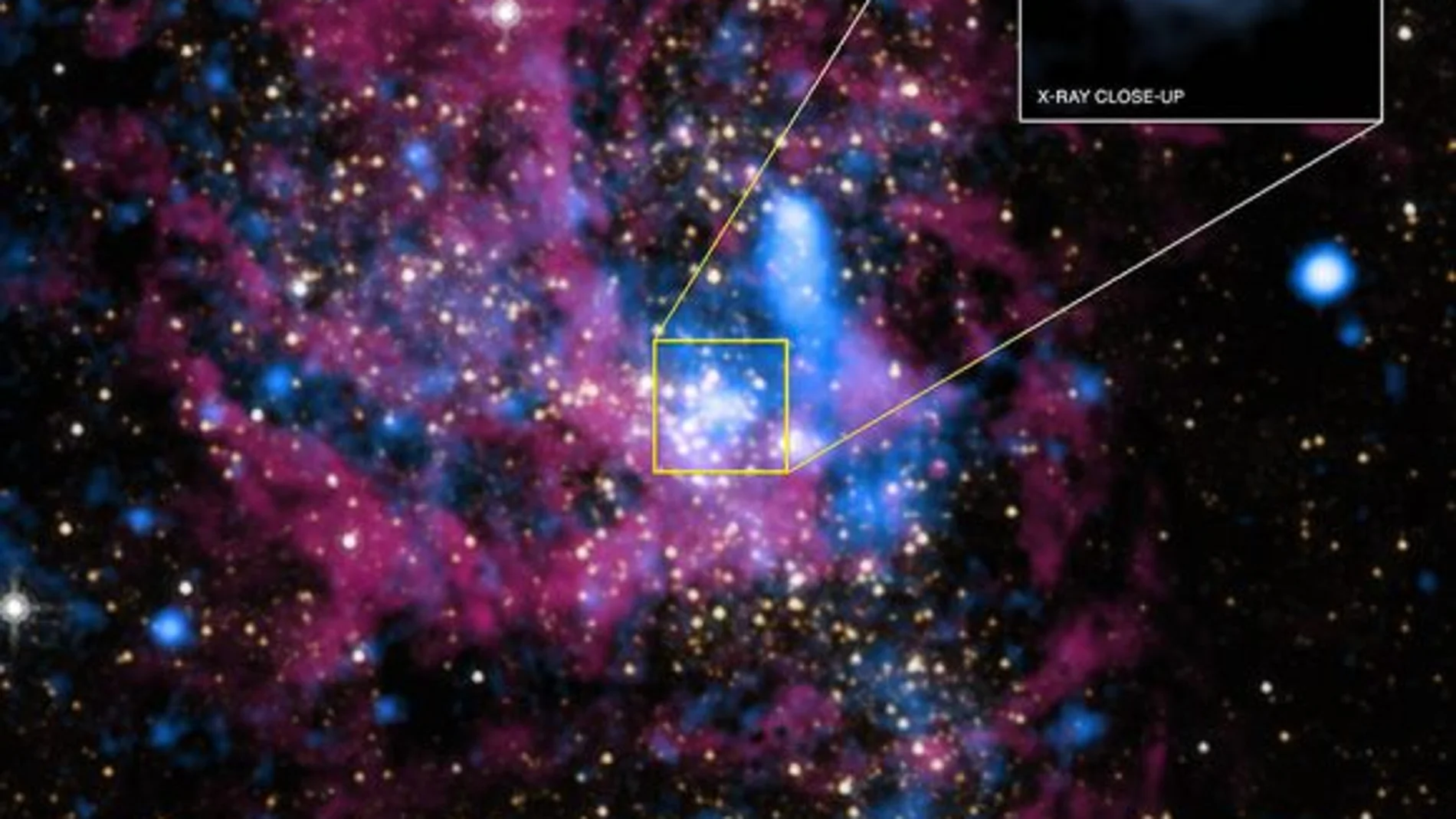 Imagen detectada por los astrónomos