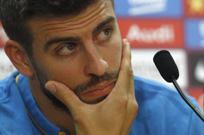 El central del FC Barcelona Gerard Piqué
