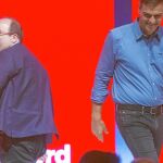 PSOE: Iceta. La mano de derecha de Sánchez en Barcelona. Ambos, durante el acto de proclamación de Iceta como candidato, ayer, en Barcelona