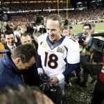 El quarterback de los Broncos Peyton Manning.