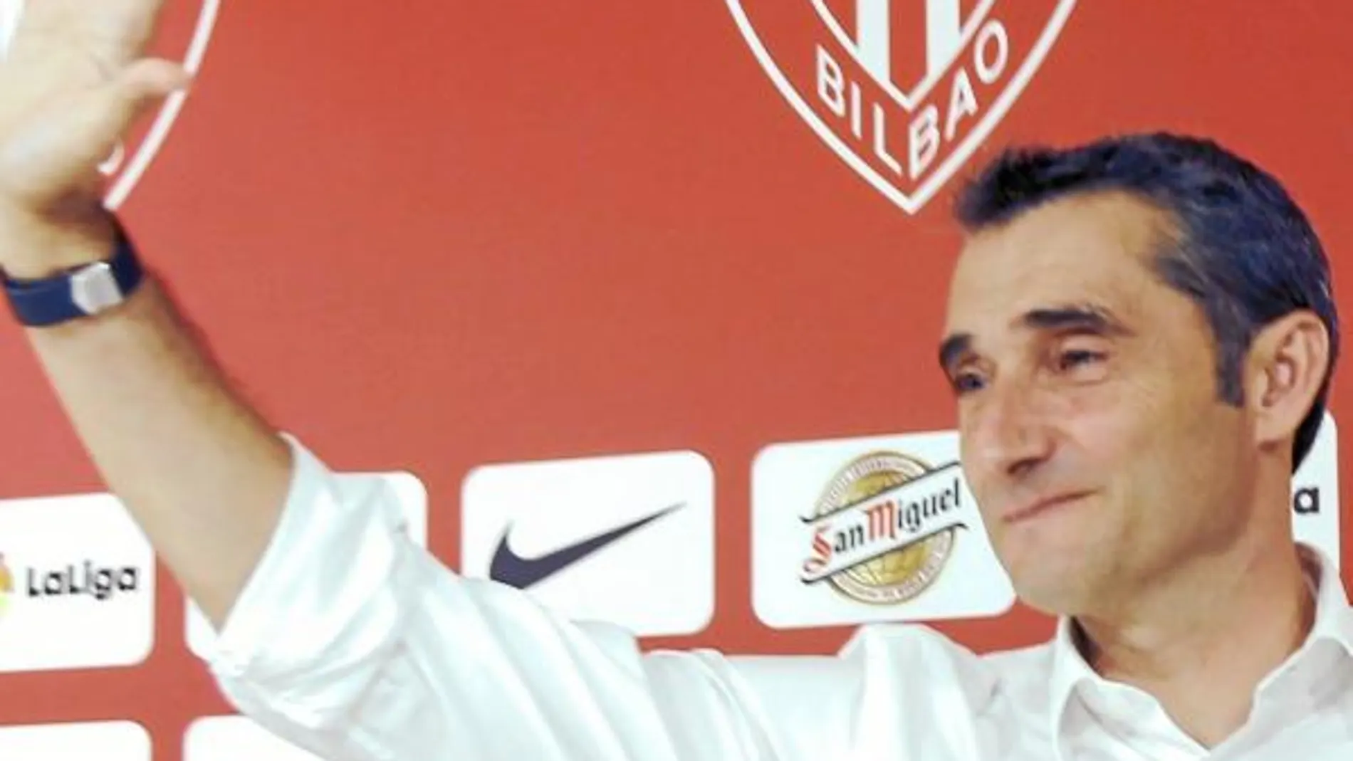 Valverde se emocionó en su despedida del Athletic