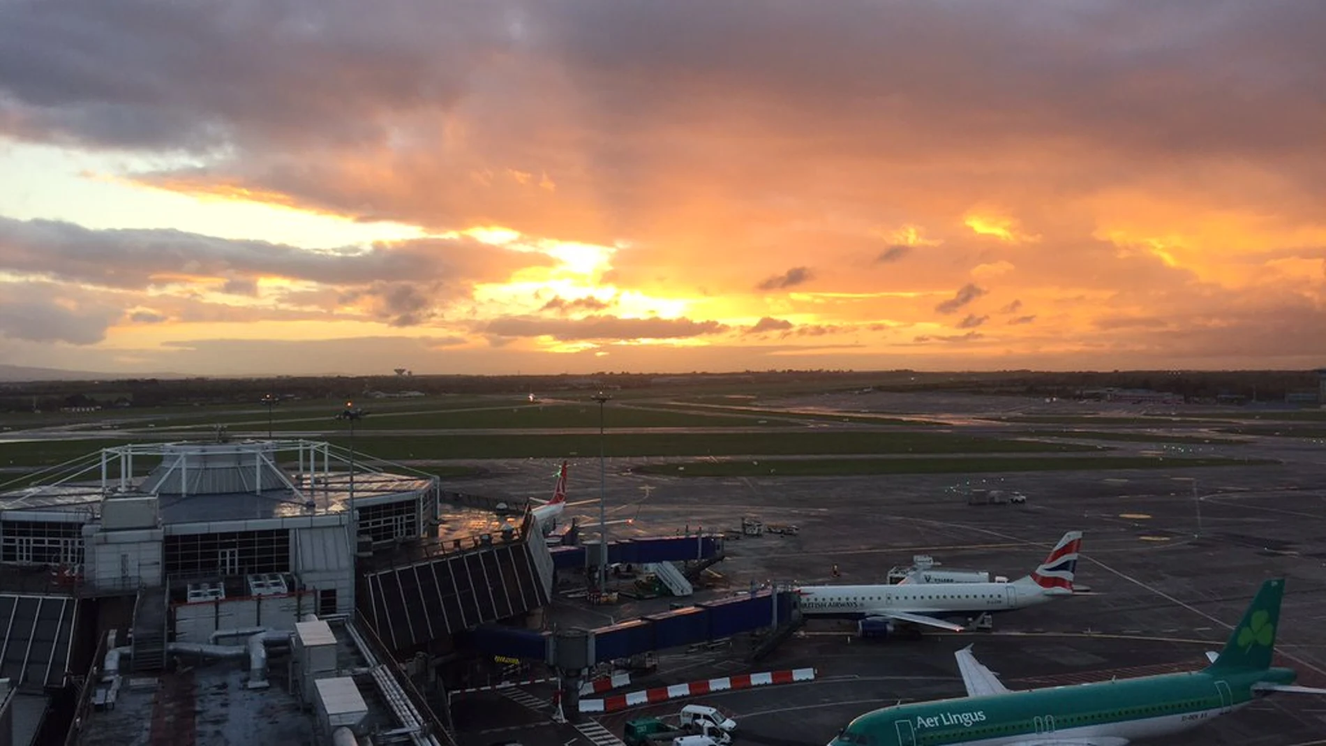 Imagen del aeropuerto de Dublín.