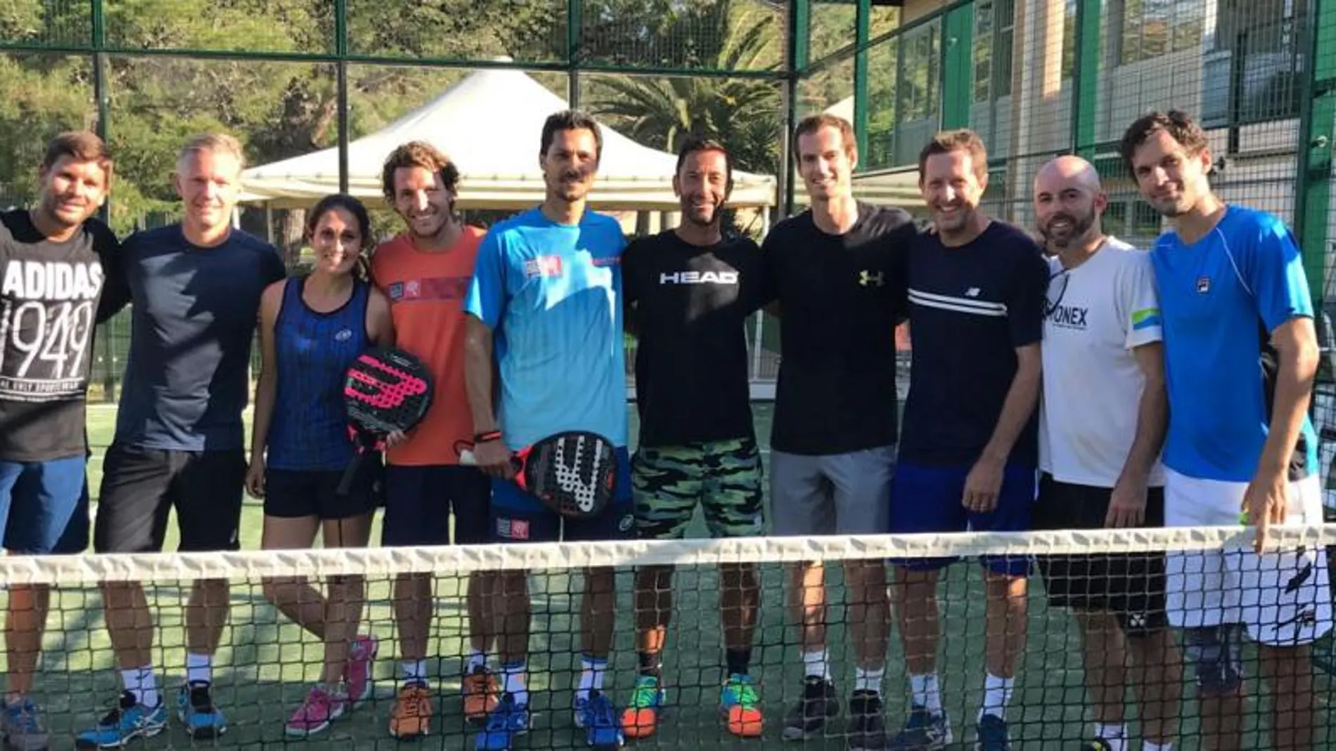 Andy Murray pádel Monte Carlo