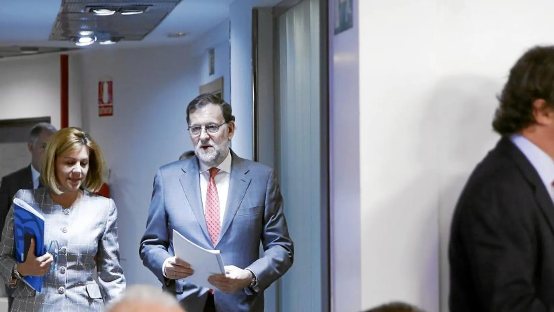 Mariano Rajoy presidió ayer el Comité Ejecutivo del PP, en el que activó la maquinaria electoral