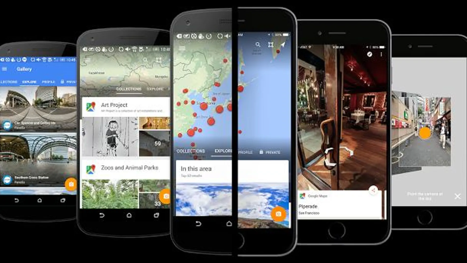 Recorre las calles y entra en los locales con la app de Street View