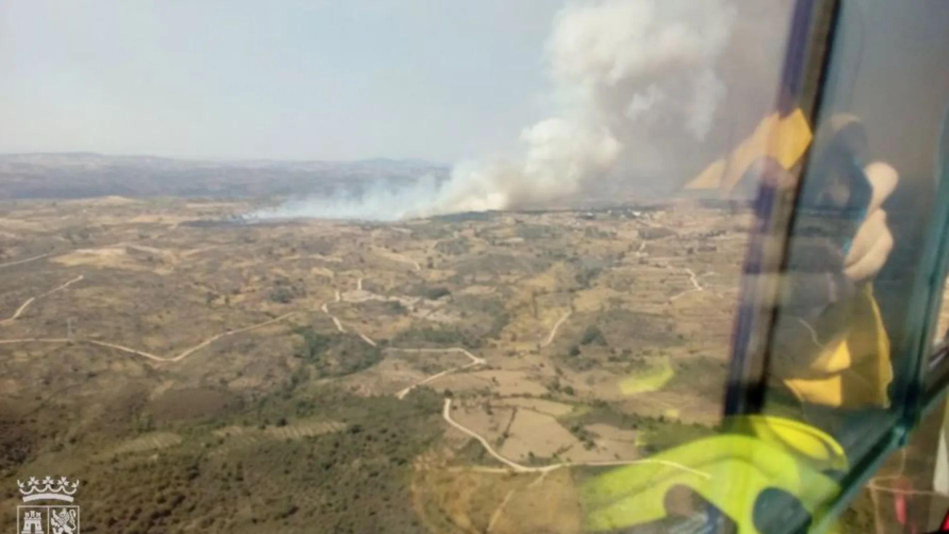 Imagen del incendio