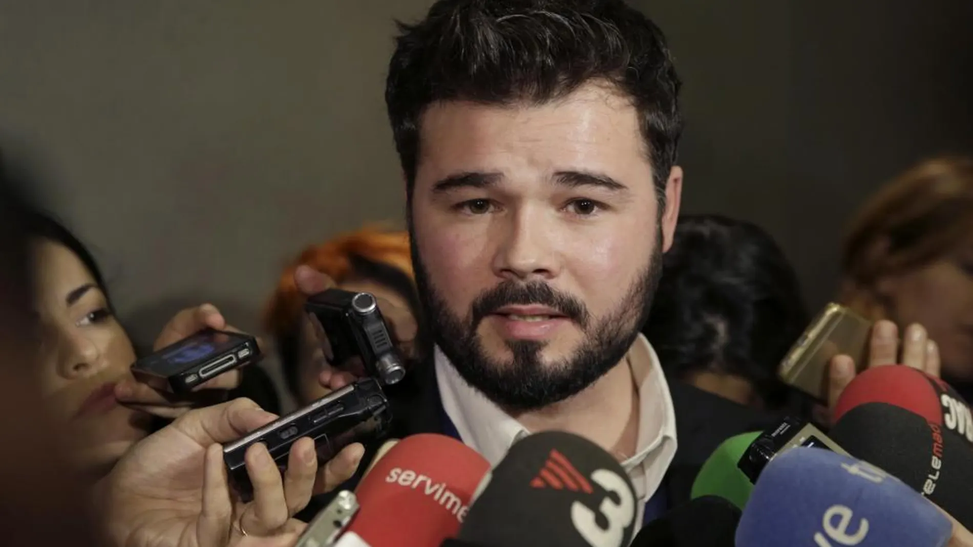 El portavoz parlamentario de ERC en el Congreso, Gabriel Rufián