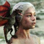 Daenerys de la serie «Juego de tronos»