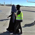 La mujer fue detenida al llegar al aeropuerto de Málaga