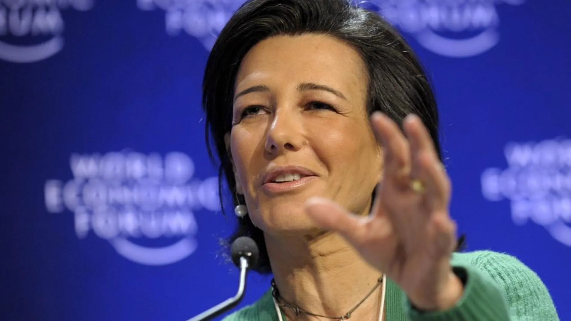 La empresaria española Ana Botín, directiva del Grupo Santander