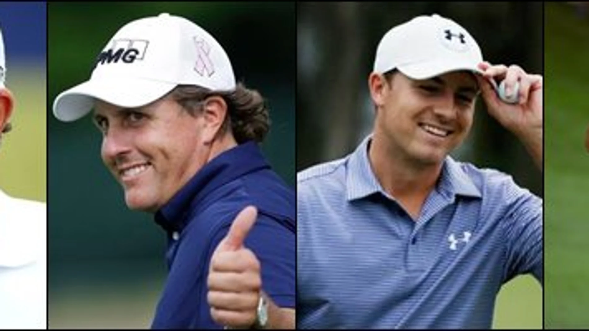 Los cuatro golfistas más mediáticos