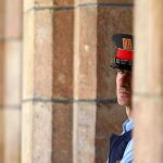 Un agente de los Mossos en el Parlament en una imagen de archivo