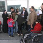 Refugiados de nacionalidad siria, 13 de ellos menores, llegados a España el pasado mes de marzo.