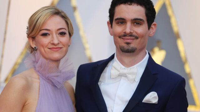 El director Damien Chazelle junto a su novia Olivia Hamilton