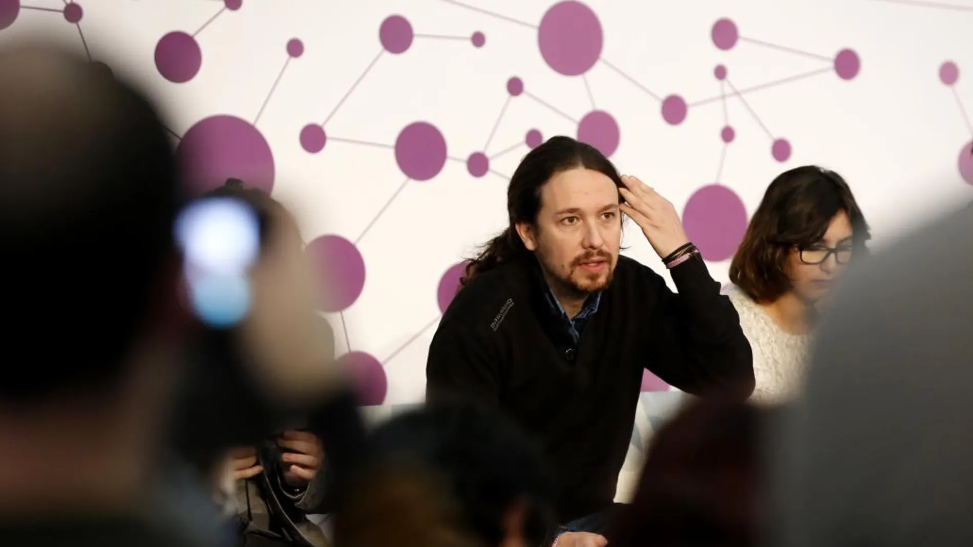 El líder de Podemos, Pablo Iglesias