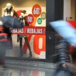 Compras en la Calle Preciados de Madrid