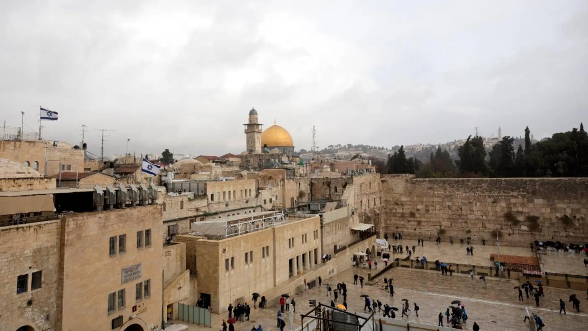 Vista del casco viejo de Jerusalén
