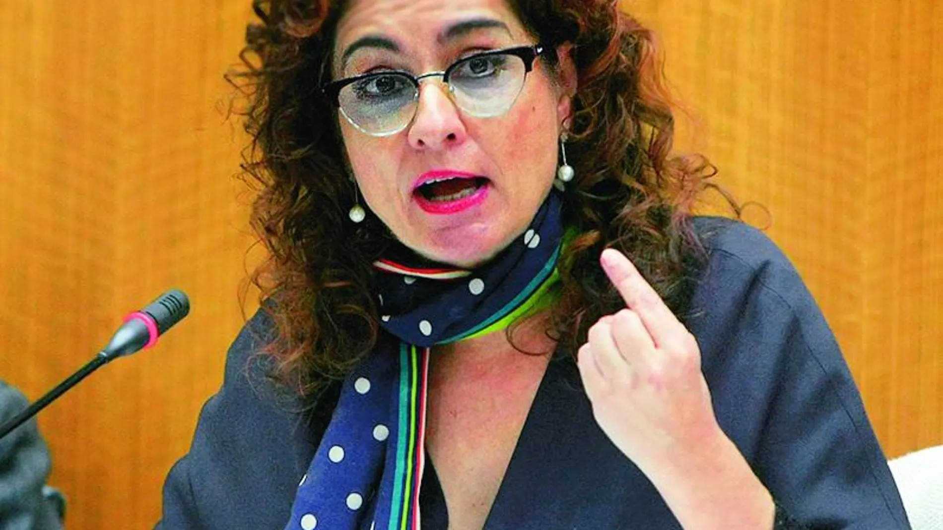 La consejera de Hacienda, la socialista María Jesús Montero