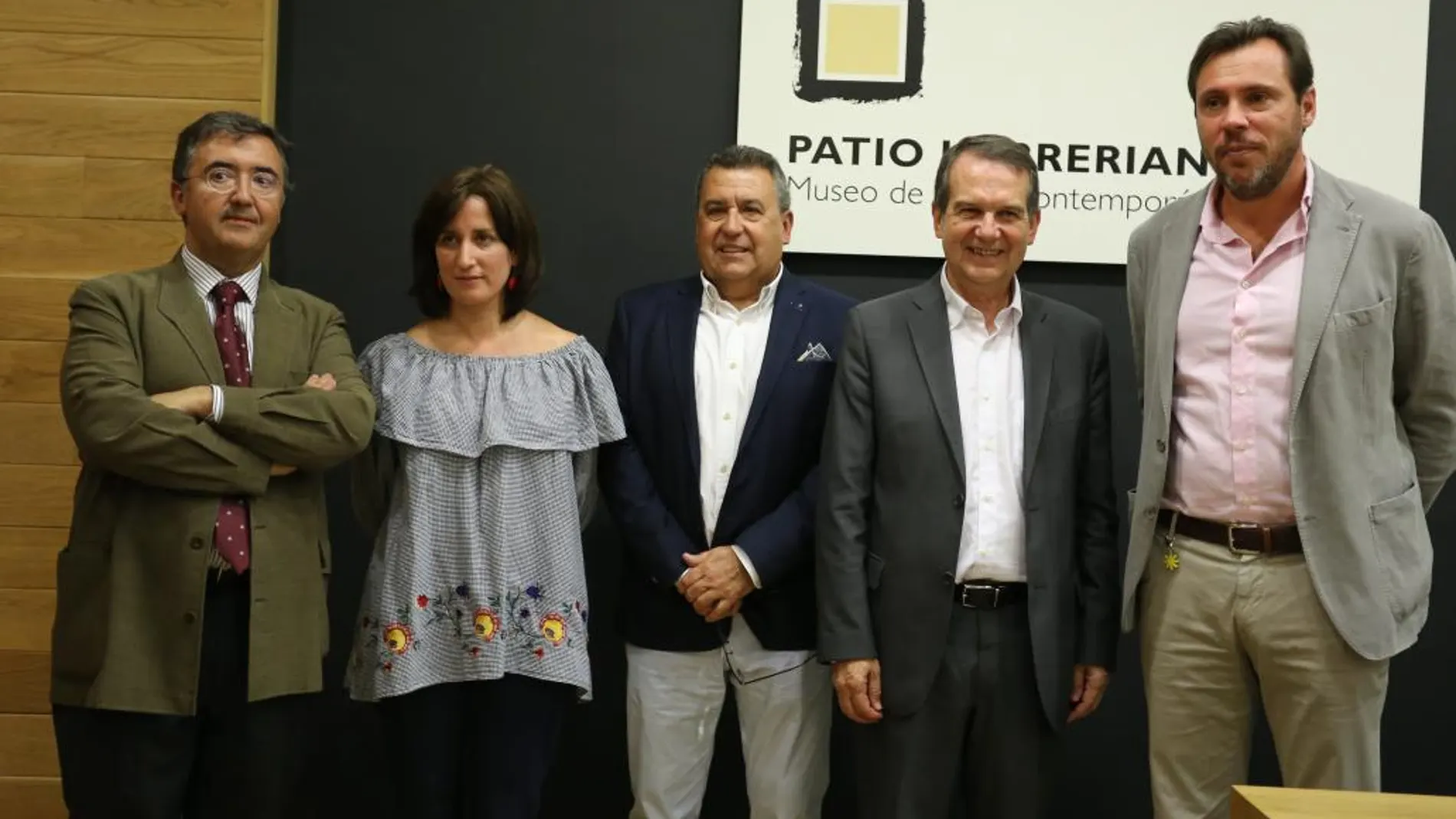 Óscar Puente junto a Abel Caballero, María Sánchez y Ángel Marinero, en la Jornada sobre Áreas Metropolitanas
