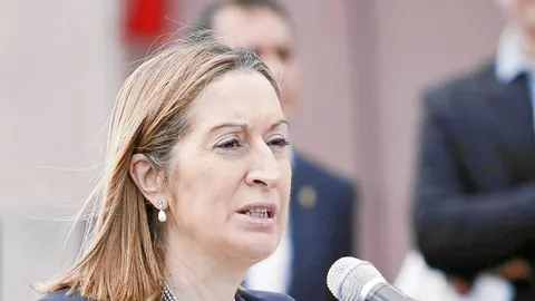 Ana Pastor, ayer, en Santa Cruz de Tenerife