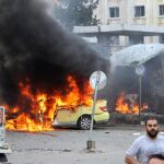 Un coche arde tras la explosión de un suicida en Tartus