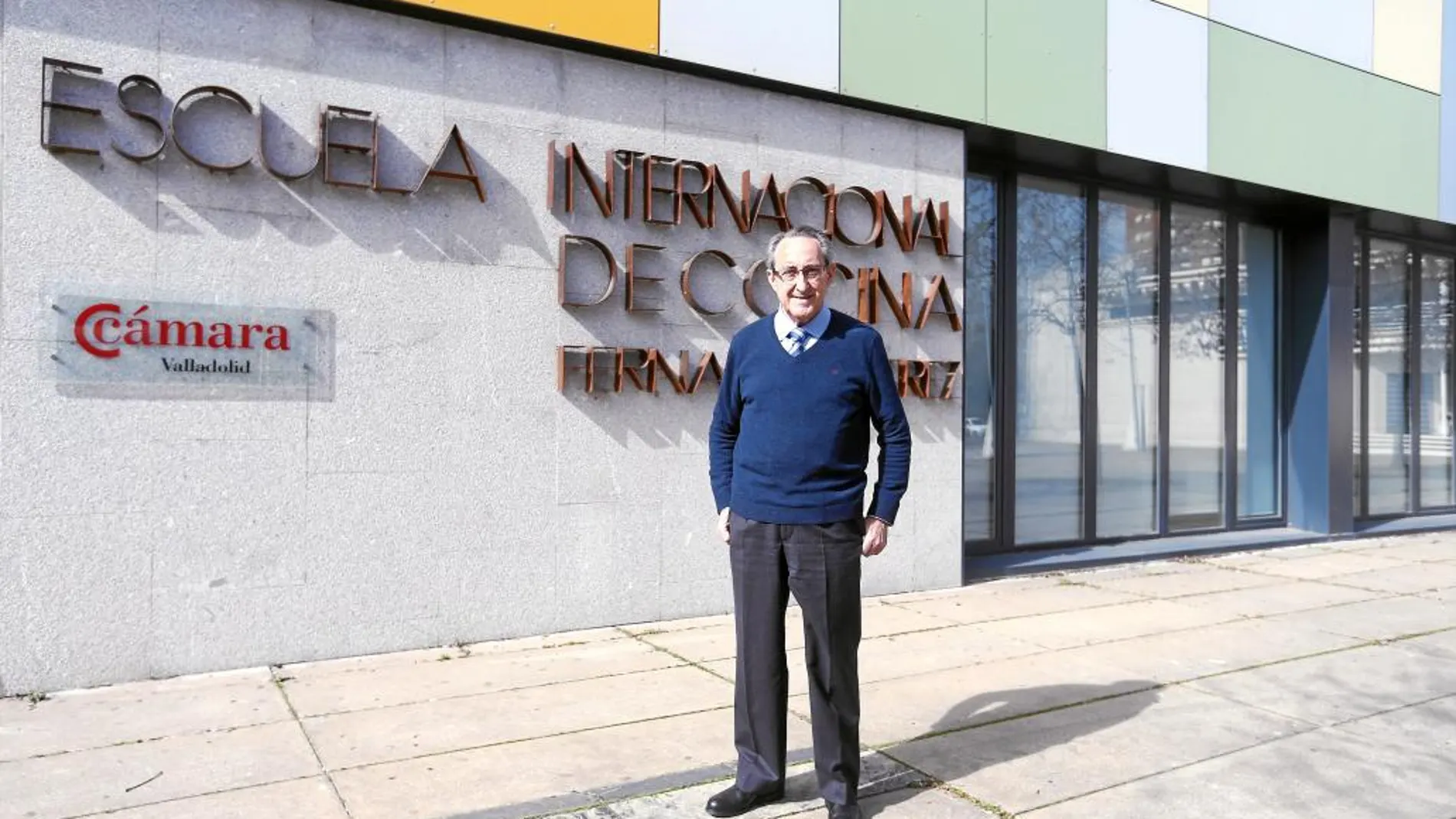 El presidente de la Asociación Castellana y Leonesa de Gastronomía y Alimentación y asesor de la Escuela de Cocina Fernando Pérez de la Cámara de Comercio de Valladolid, Julio Valles