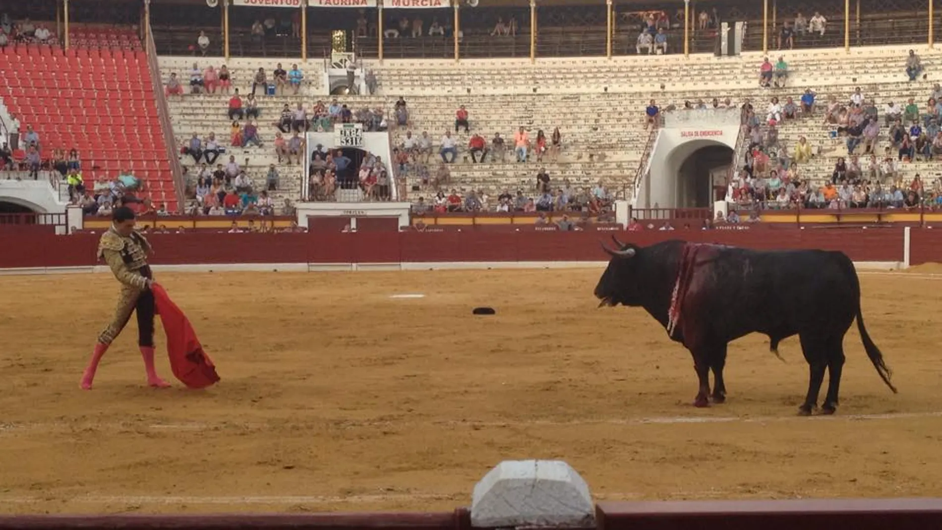 Paco Ureña citando al toro