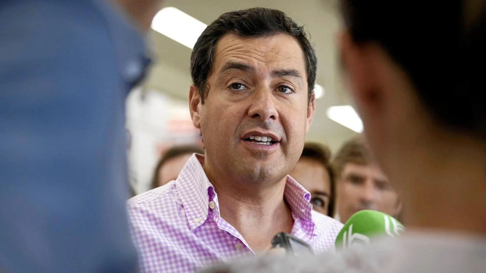 El presidente del PP-A, Juanma Moreno