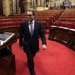 Artur Mas, expresidente de la Generalitat y líder de CDC, que hoy ha renunciado a su acta de diputado en el Parlament.