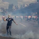 Manifestación contra el gobierno venezolano en Caracas (Venezuela)