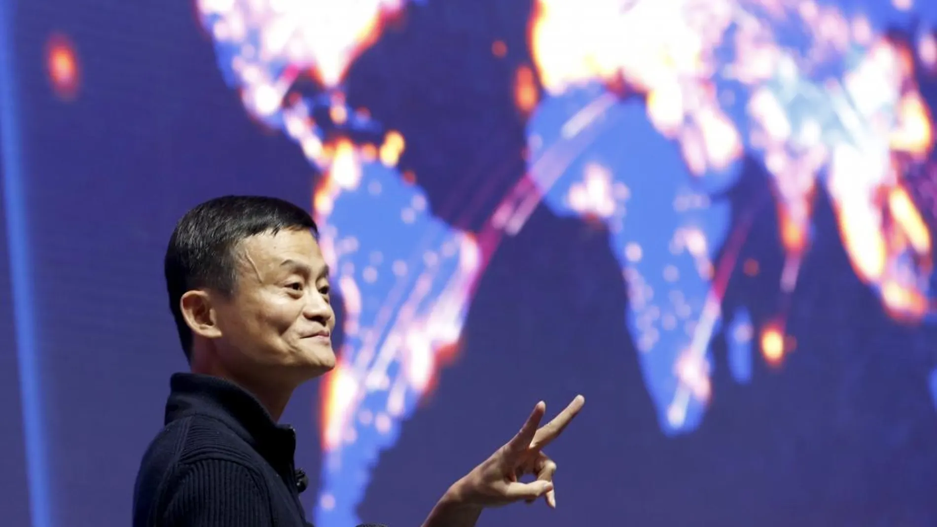 Jack Ma, fundador de Alibaba, uno de los presentes en la cumbre celebrada en China