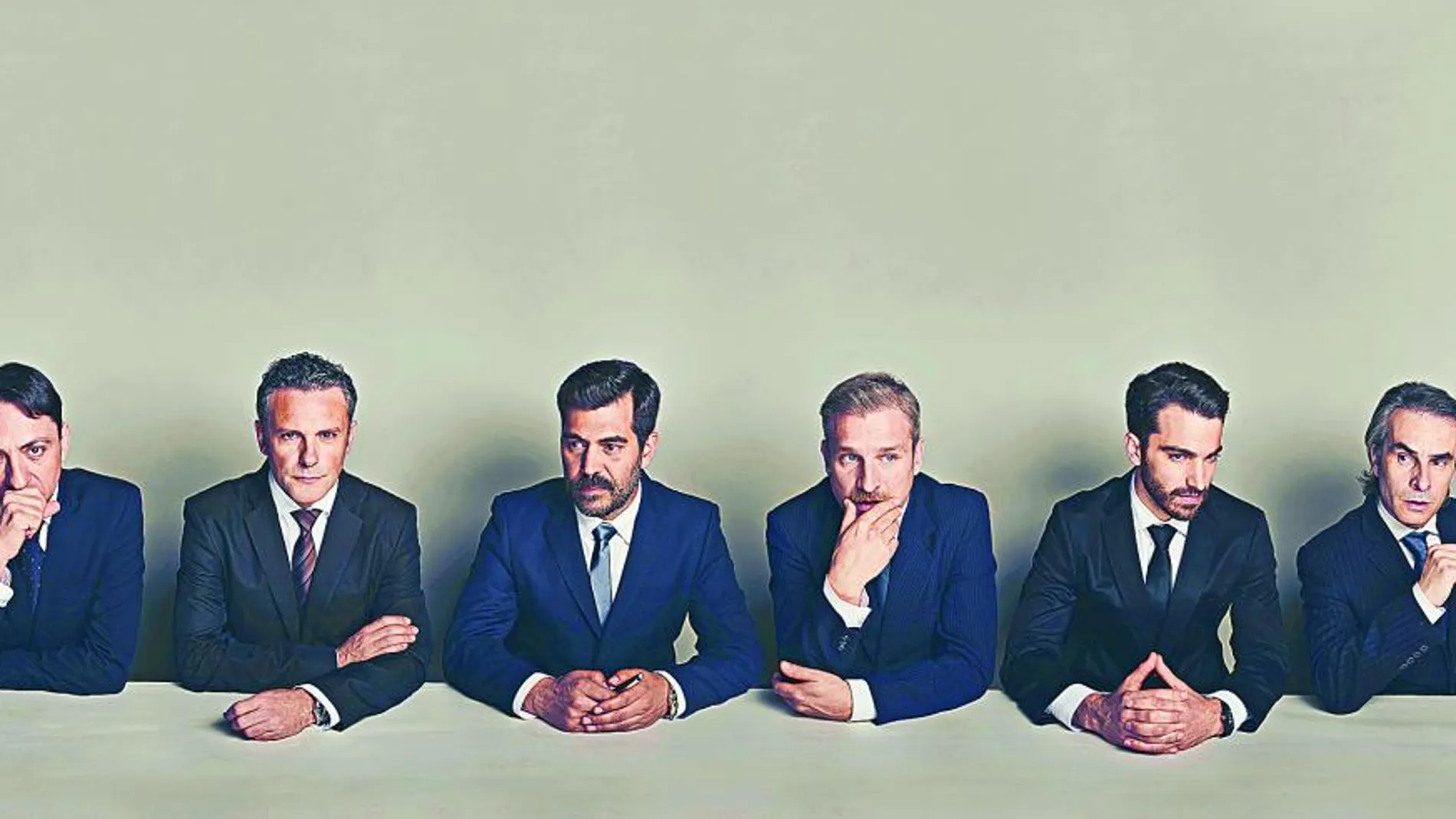 El elenco de «Lehman Trilogy» que ocupará las próximas semanas el Villaroel Teatre bajo la batuta de Roberto Romei