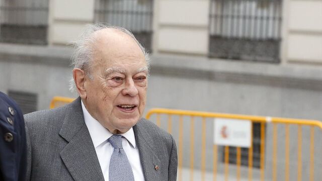 Jordi Pujol llega a la Audiencia Nacional.