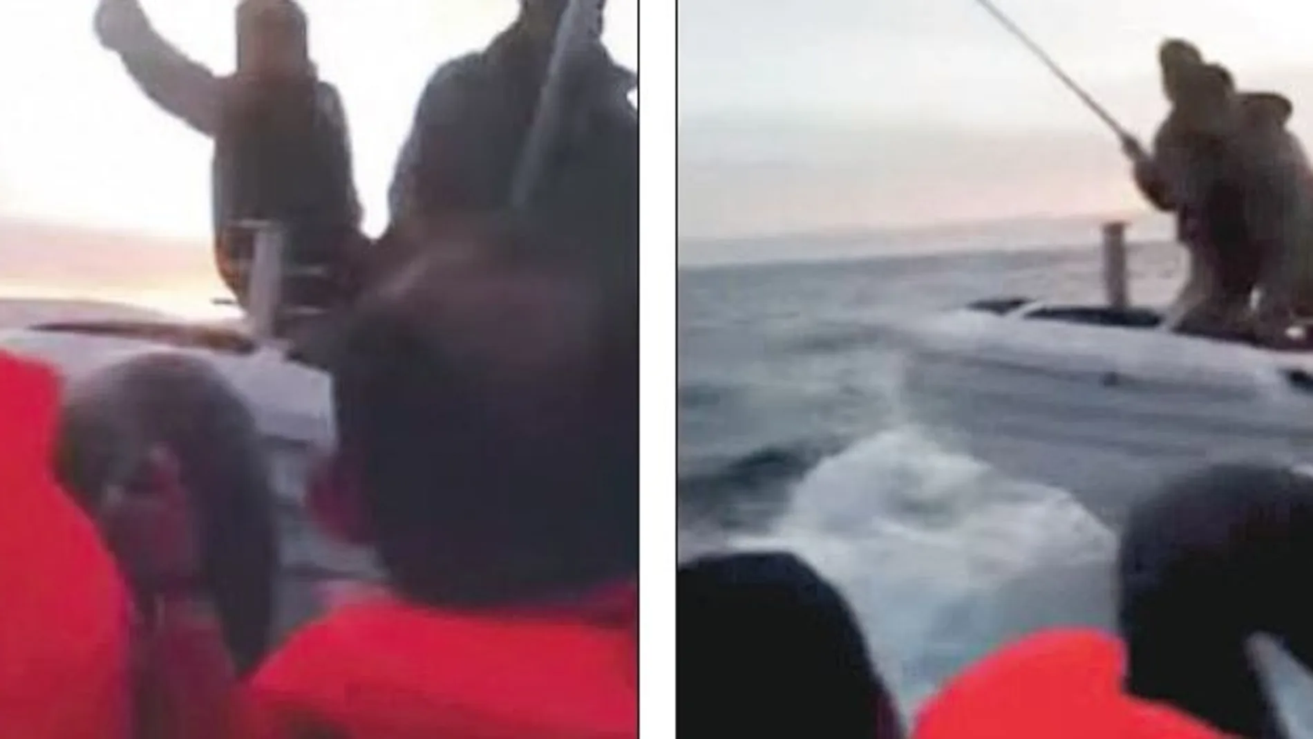 Guardacostas turcos golpean una barcaza con sirios en el Egeo y utilizan palos para repeler a los refugiados que tratan de alcanzar la costa