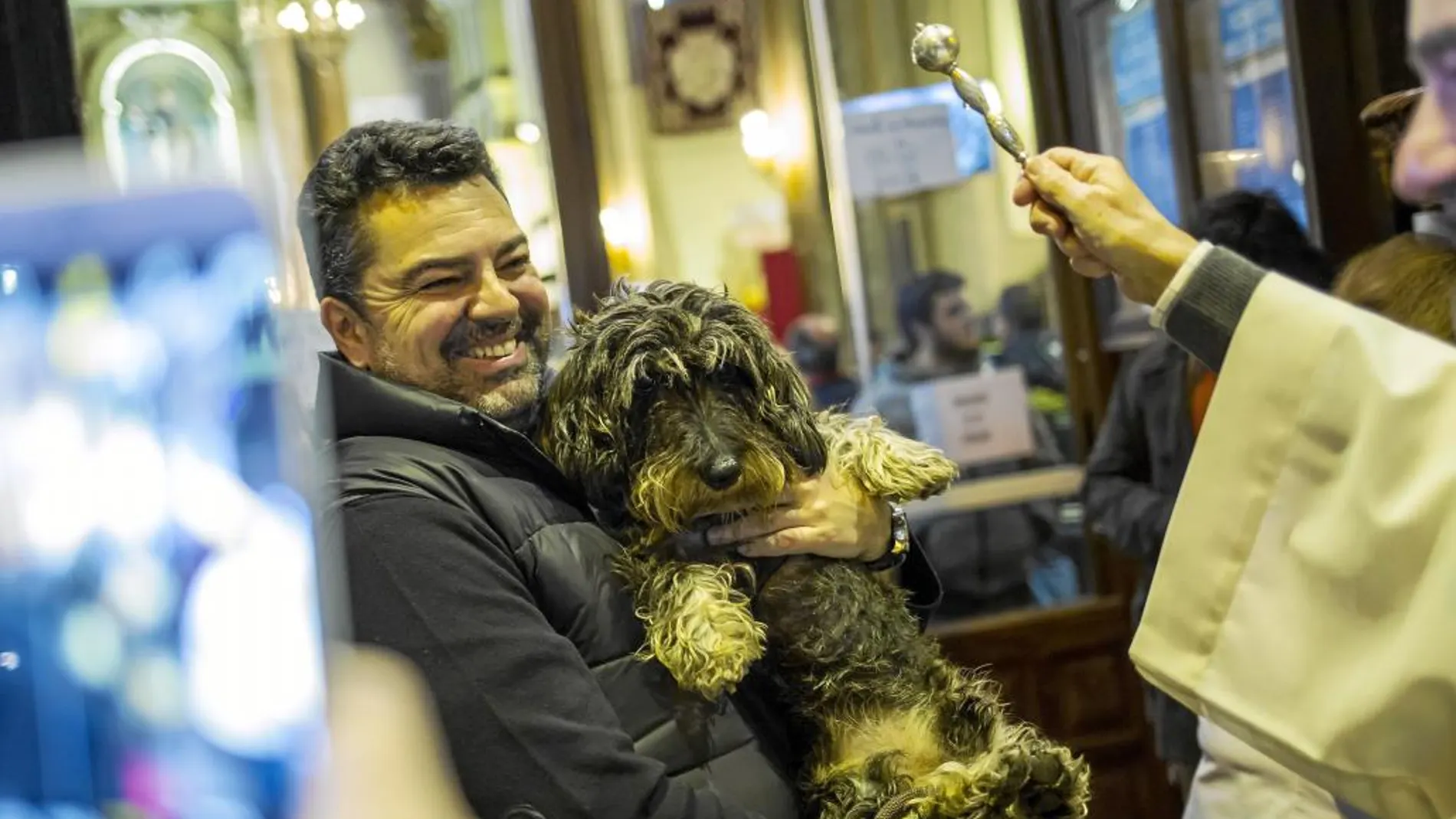 La bendición de los animales (en la imagen el pasado año) es una tradición de las fiestas