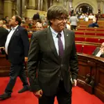  El Parlamento catalán aprueba la ley de desconexión con España