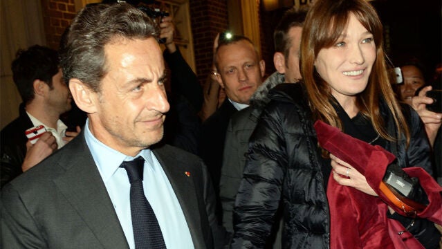 Nicolas Sarkozy y Carla Bruni