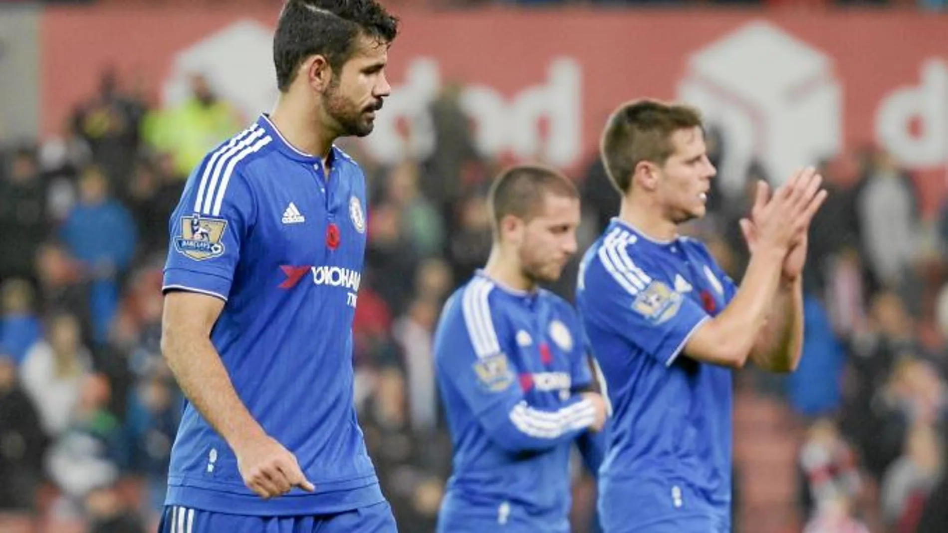 Diego Costa volvió a ser protagonista en la derrota del Chelsea