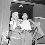 Jake LaMotta junto a su mujer Vicky, en una imagen de 1949